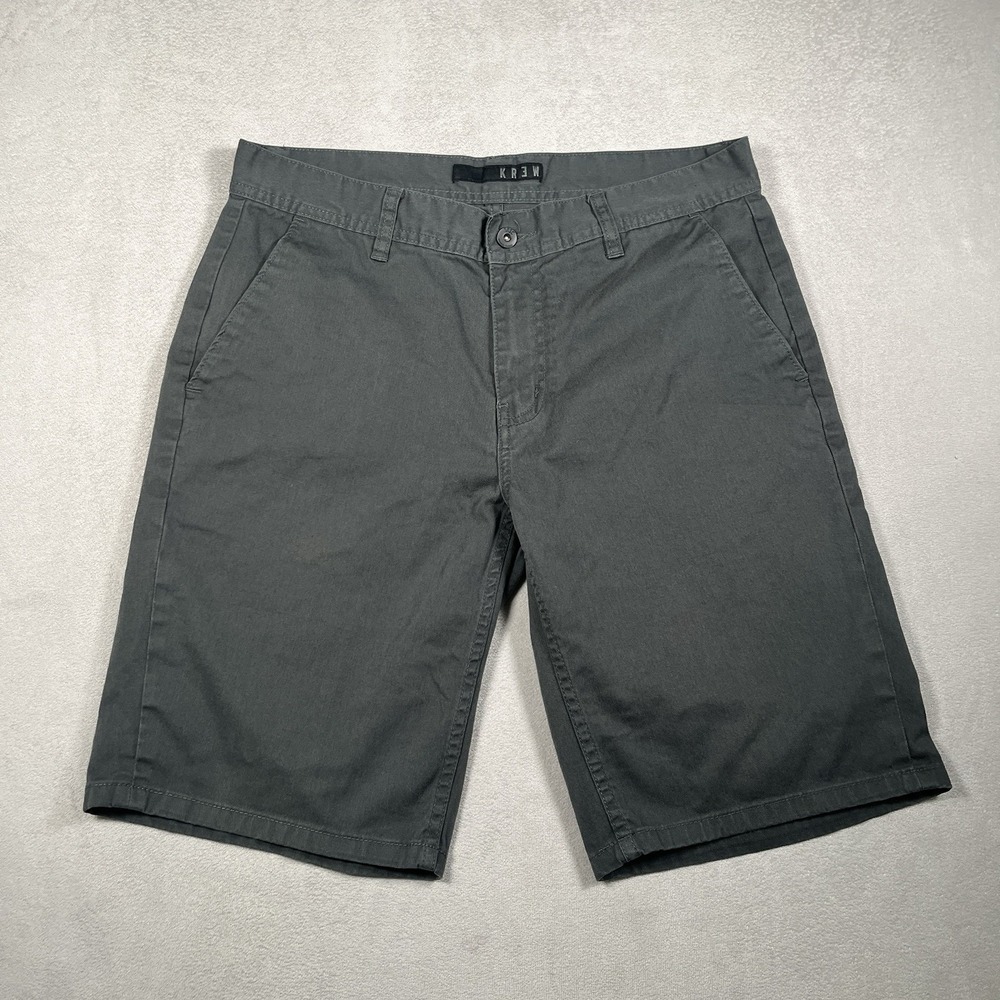 VTG-Krew Denim Klassic Skateboarding Casual Chino Shorts Men's Size 32  *EUC